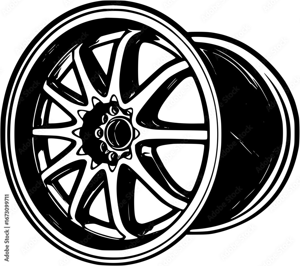 Obraz premium Car wheel