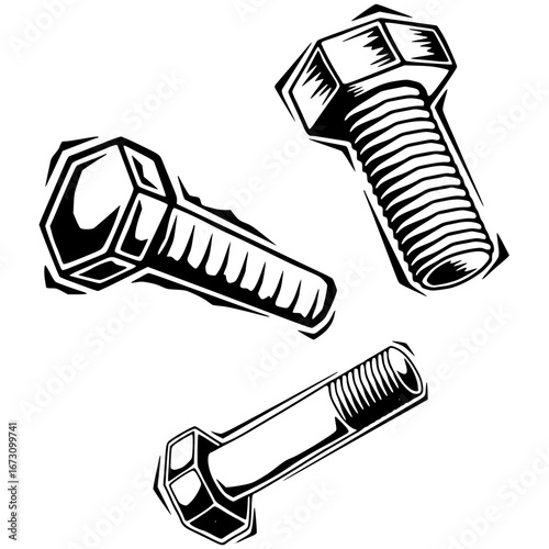 Set of bolts