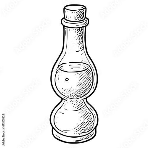 Curvy Elixir Flask