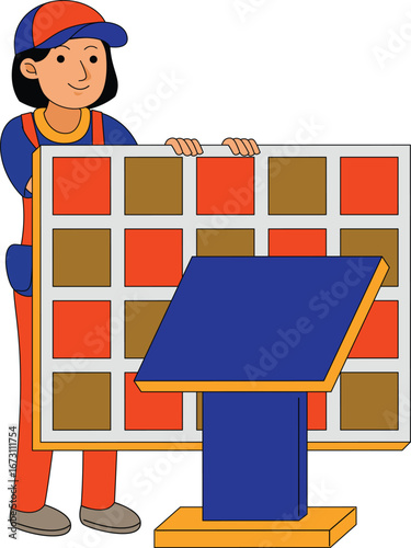 woman electrician profession