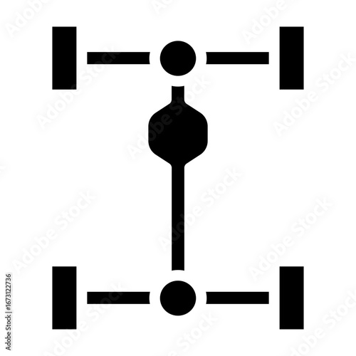 Differential Vector Glyph Icon Design