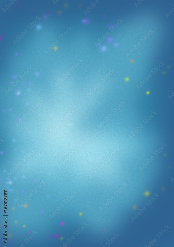 Fototapeta premium Blue Starry Sky Abstract Background