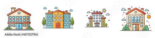 apartment vector pack in contemporary style with balanced composition.