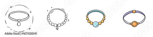 anklet vector pack in contemporary style with balanced composition.