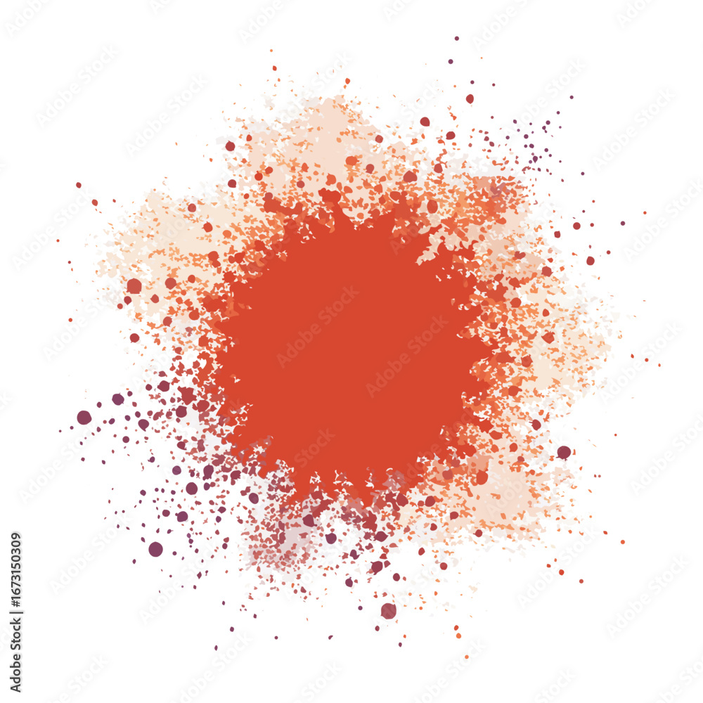 Obraz premium Fine Dot Ink Splatter Vector