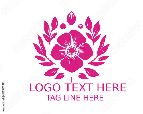 Floral Flower Logo Design 