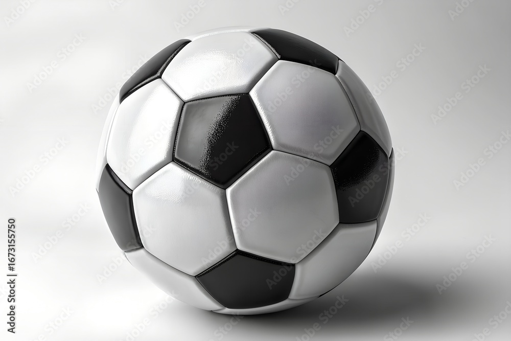 Obraz premium soccer ball on white background