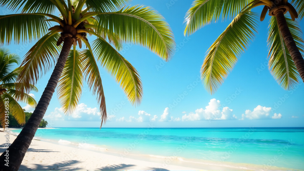 Fototapeta premium Gentle Breeze on a Mexican Shore