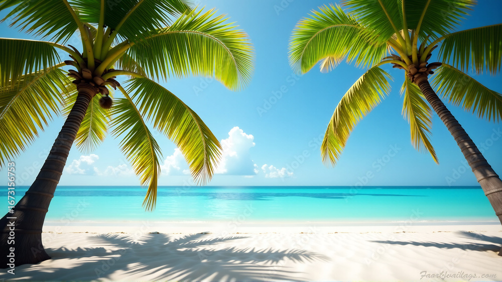 Fototapeta premium Gentle Breeze on a Mexican Shore