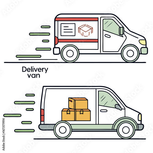 truck icon set