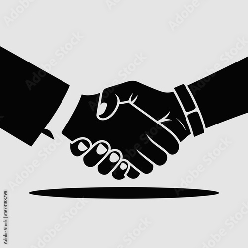 handshake vector illustration
