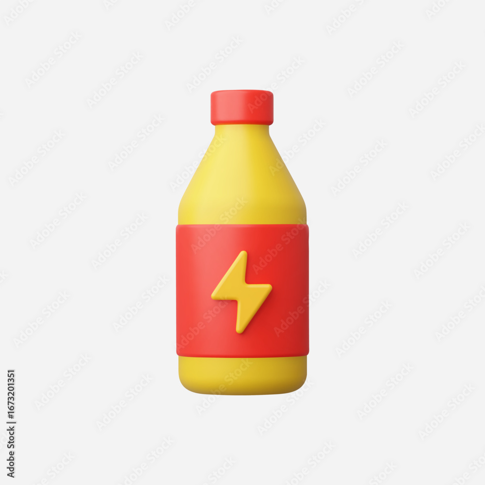 Obraz premium 3d Realistic Energy Drink icon vector Illustration