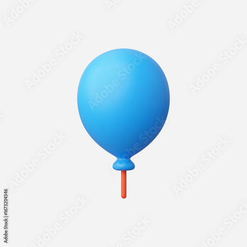3d Realistic Balloon icon vector Illustration