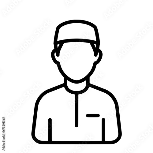 Male healthcare worker with transparent background