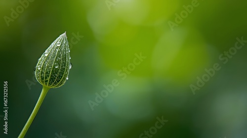 Natural Plant Detail with Broke and Copy Space