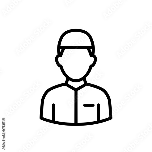 Male healthcare worker with transparent background