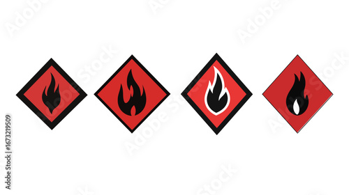 vector illustration of an abstract background with fire