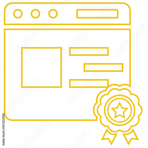 Web setting icon, vector icon,