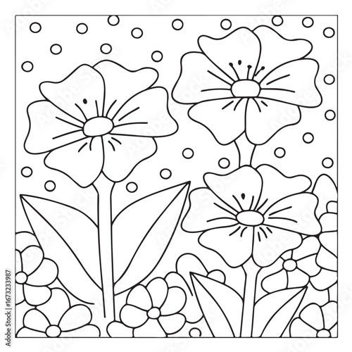 Flowers Coloring Pages – Fun and Easy Printable Flower Designs for All Ages