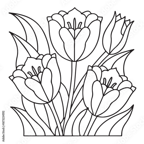 Flowers Coloring Pages – Fun and Easy Printable Flower Designs for All Ages