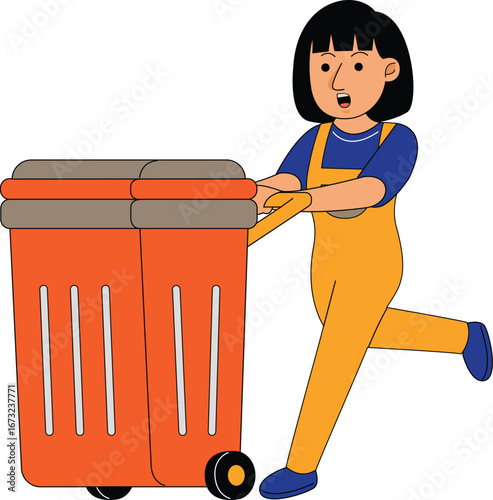 House Cleaner Woman 10.eps