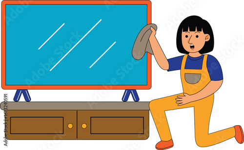House Cleaner Woman 21.eps