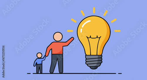 Icon vector illustration mentoring and Training