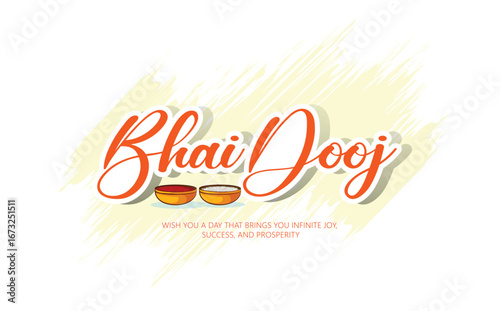 Illustration featuring a brother and sister celebrating Bhai Dooj with festive traditions, showcasing family bonding and cultural warmth.