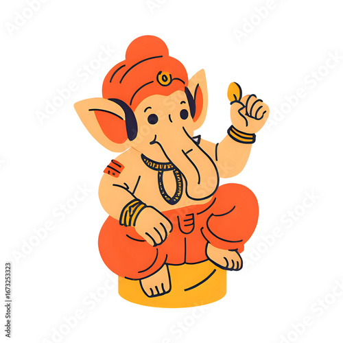 LORD GANPATI HD PNG WITHOUT BACKGROUND