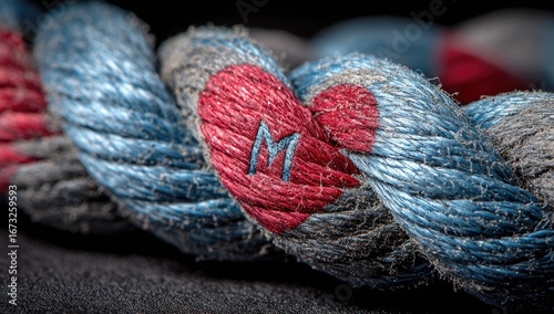 Braided Rope Close Up Texture