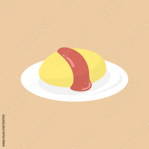 オムライス　omelet_rice