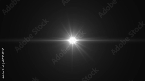 Flowing lens Flying through space and optical light lens