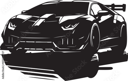 A car silhouette vector