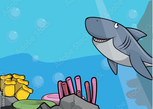 Animal Banner Illustraion Design Vector Cartoon