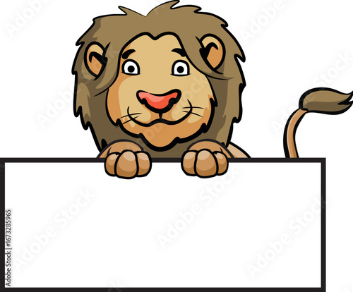 Animal Banner Illustraion Design Vector Cartoon