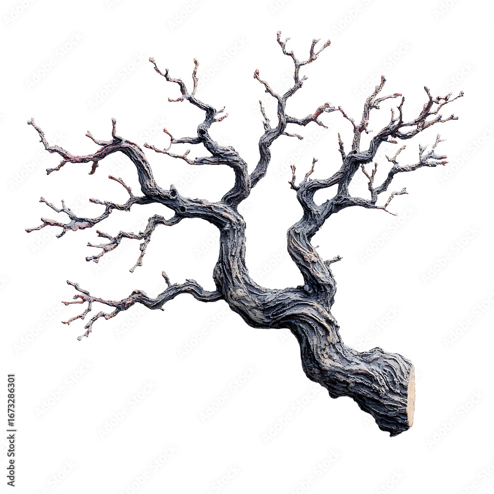 Fototapeta premium Intricate Branches: A Study in Texture and Form