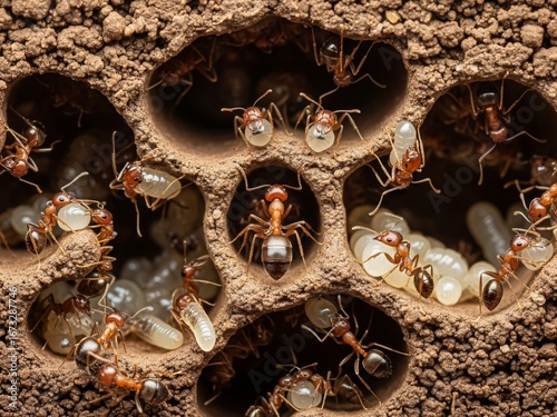 ant colony nest
