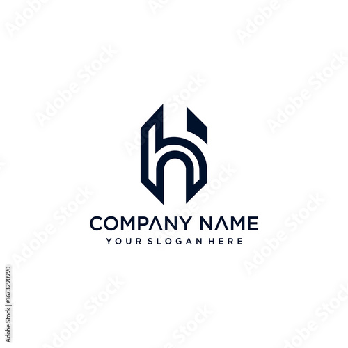 	
h letter vector logo abstract	
