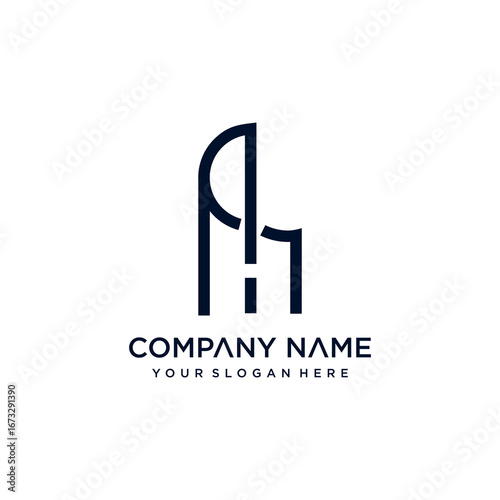 	
h letter vector logo abstract	
