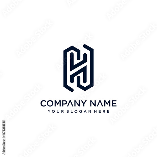 	
h letter vector logo abstract	
