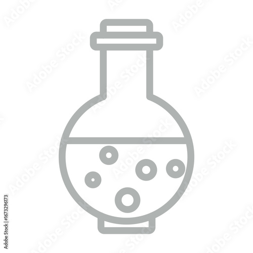 Antidote Vector Line Grey Icon Design