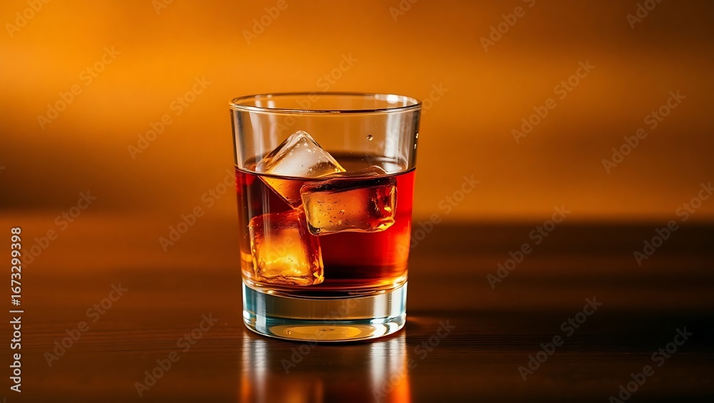 glass of whiskey on a table glass of whiskey on a table