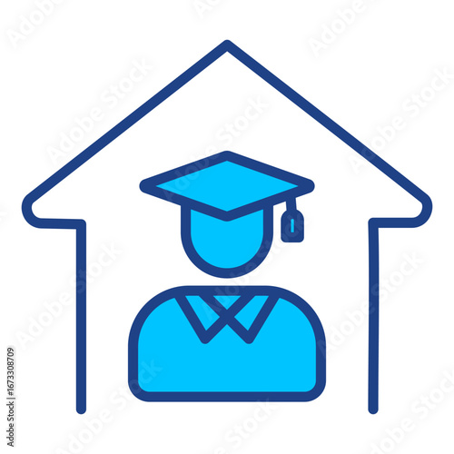 School Bus Simple Vector Icon Collection