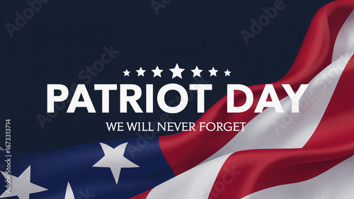 Patriot Day Remembrance Poster – We Will Never Forget