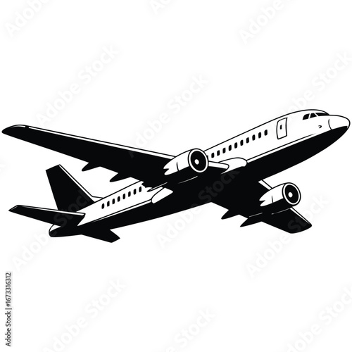 airplane in the sky