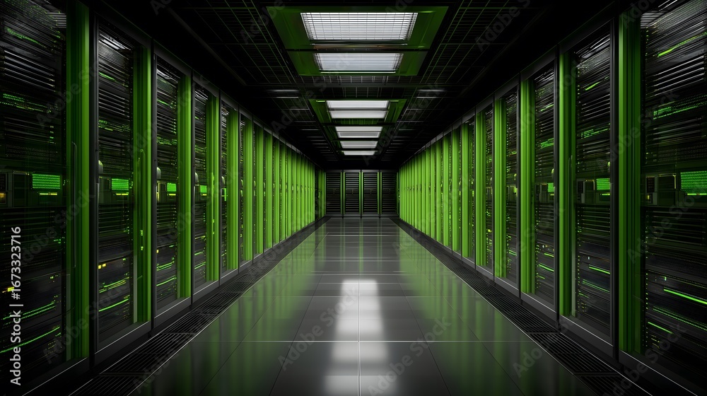 Fototapeta premium network server room