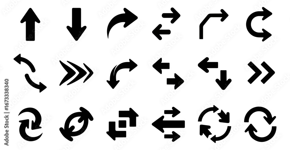 Naklejka premium Abstract shapes on black background