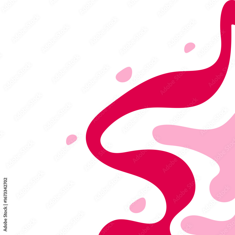 Obraz premium Abstract Organic Shape Graphic