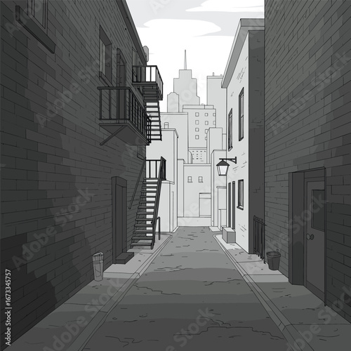 one corner of the old city