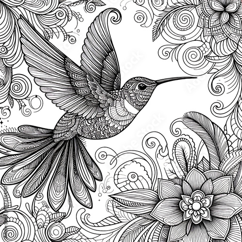 vector illustration of a bird